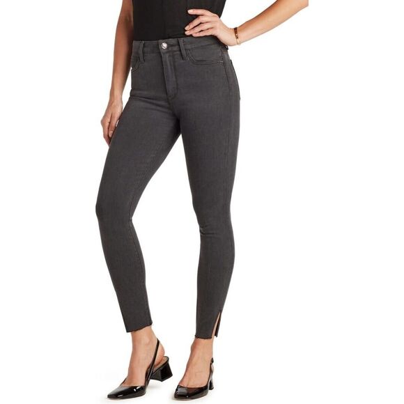SAM EDELMAN The Stiletto High Rise Skinny Ankle Dark Gray Jeans Size 32 - Picture 1 of 8